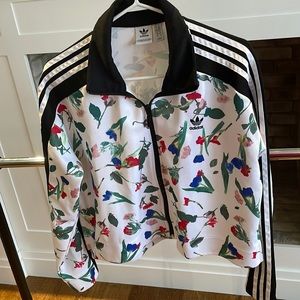 Adidas flower activewear jacket
